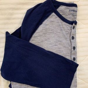 Express 3/4 Sleeve Baseball T-Shirt